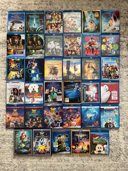 Blu Ray Disney Movies $5 each or 6 Movies for $25