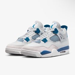 Military/industrial Blue Jordan 4 