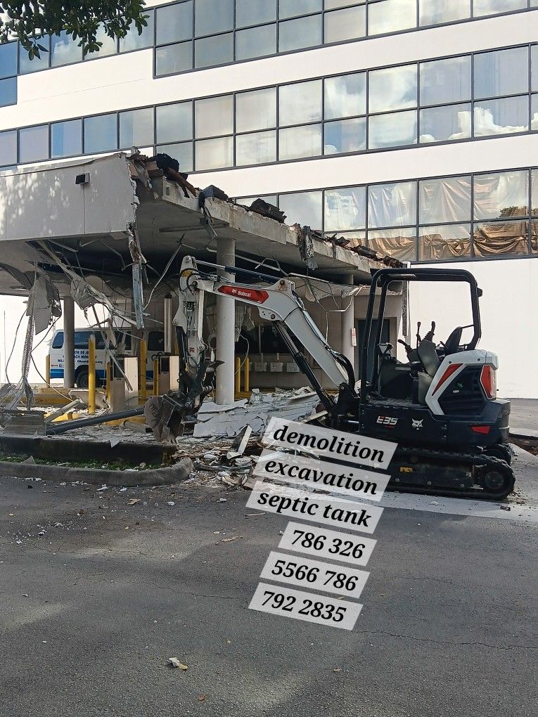 Demolition Excavation Septic Tank