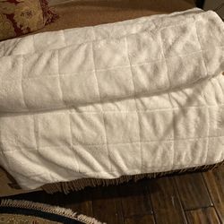White Weighted Blanket 