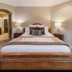 King Bed & Mattress With Box Spring