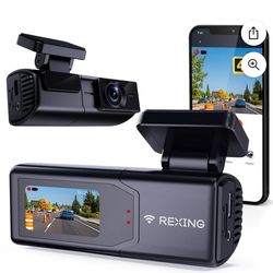 Rexing Ultra HD Car Dash Cam with Wi-Fi Bundle 4K