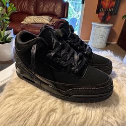 Jordan 3 Black Cat Size 10 New