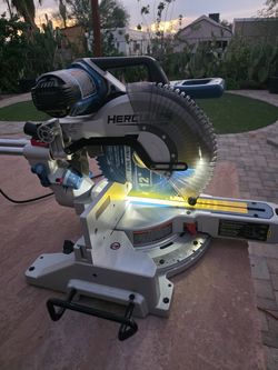 Hercules 12 in. Dual-Bevel Sliding Compound Miter Saw