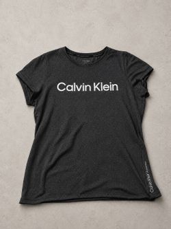 Calvin Klein Women's Black Logo Tee