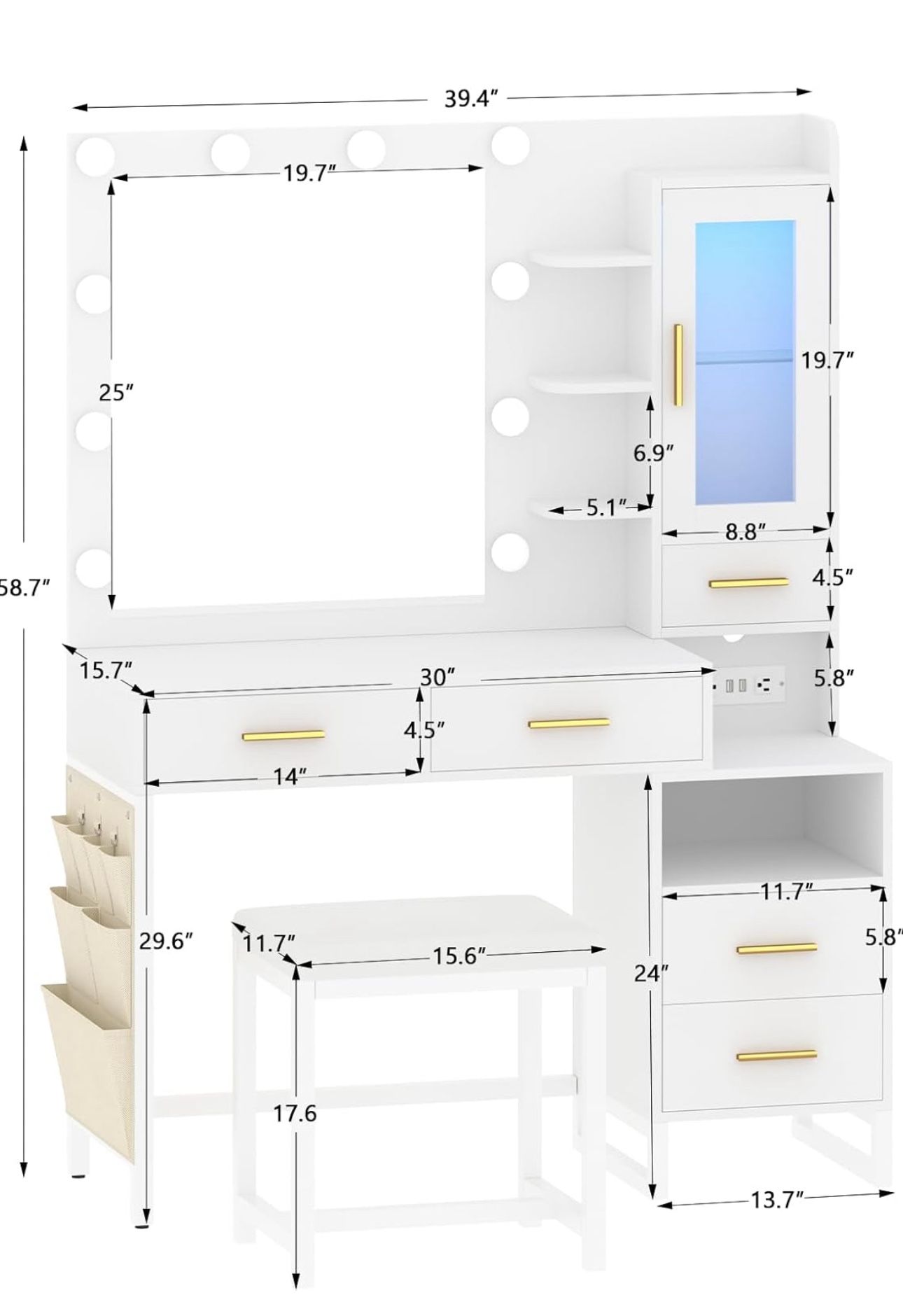 Makeup Vanity Desk