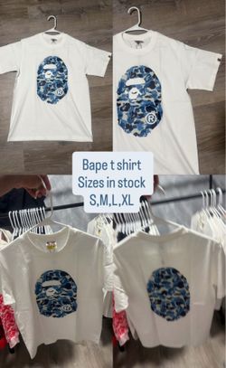 Best bape  tee shorts short sleeve for the summer and great quality 💯 100 for two