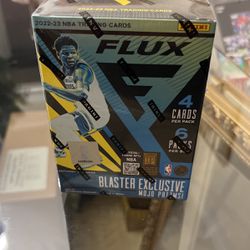2022-23 Flux Blaster Box  Of Basketball Cards Cheaper Than In Stores Solos For $34.98 Plus Tax My Price Only $22 Each 