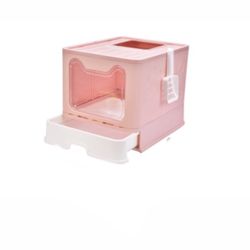 Pink Kitty Litter Box