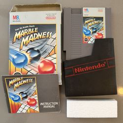 Marble Madness NES - CIB Circle Seal Nintendo