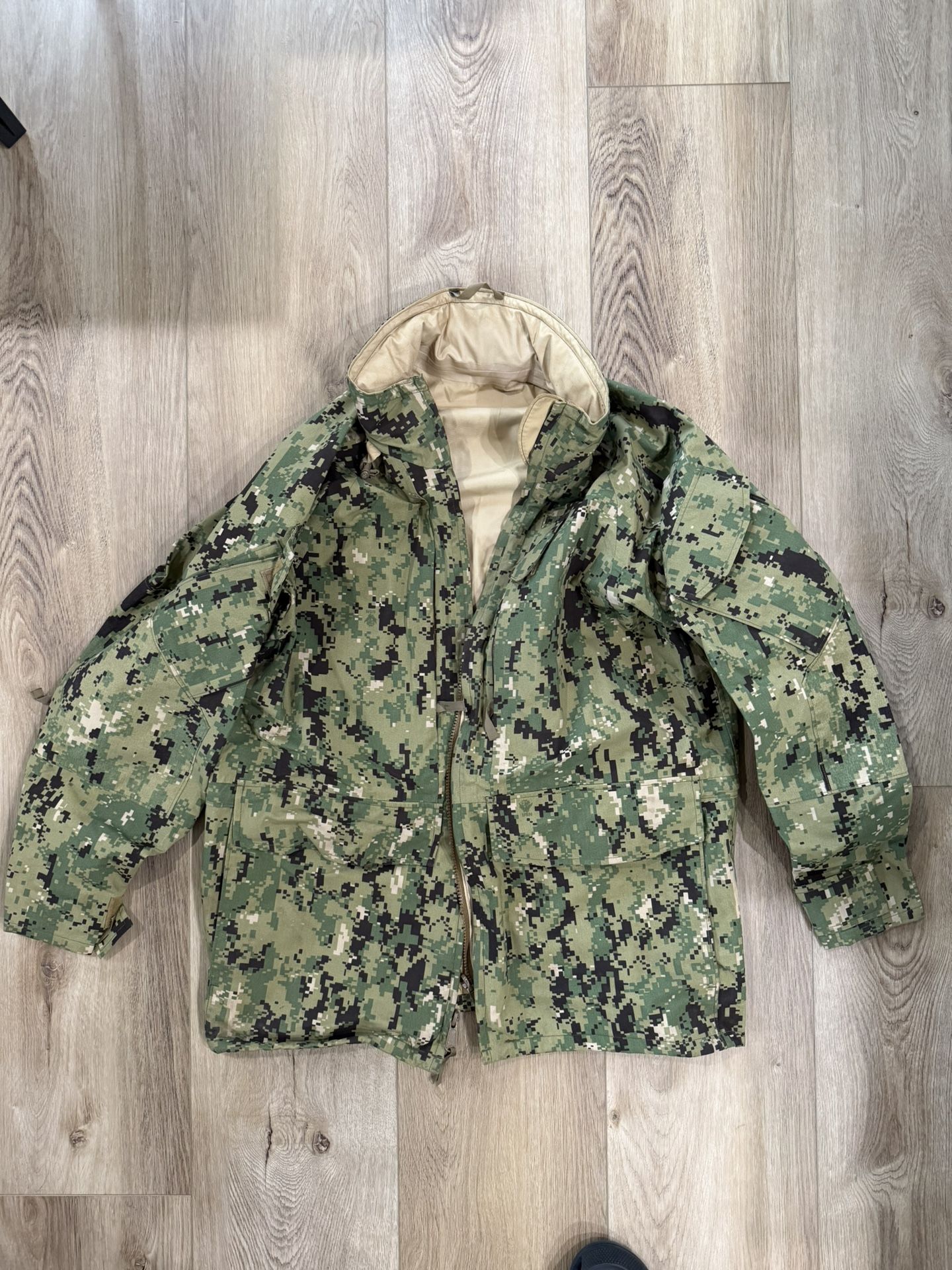 Military Digital Pattern Parka
