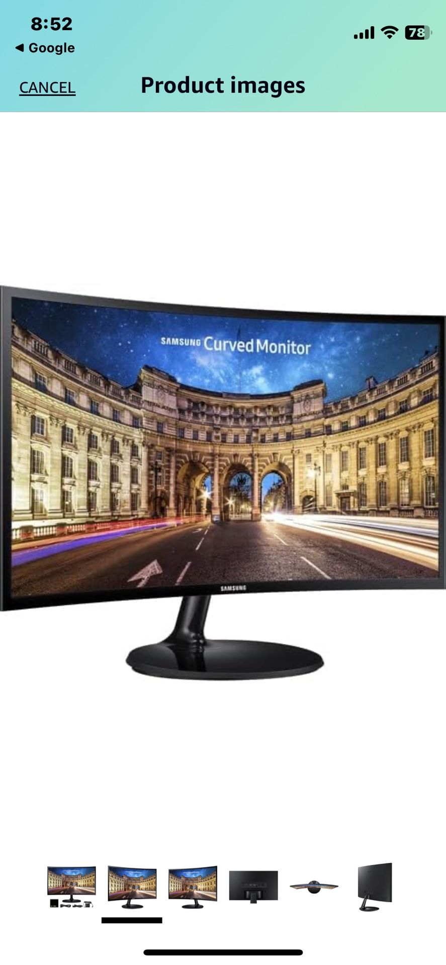 24” Samsung Curved Monitor(s)