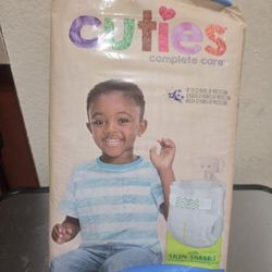Cuties Size 7 Diapers 