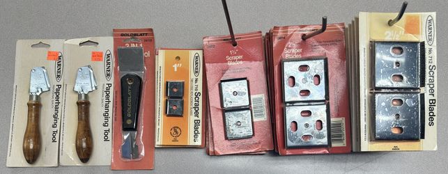 New Paint Scraper Blades & Tools