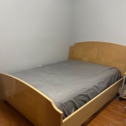 Bed Frame, 2 Nightstands, Vanity Set