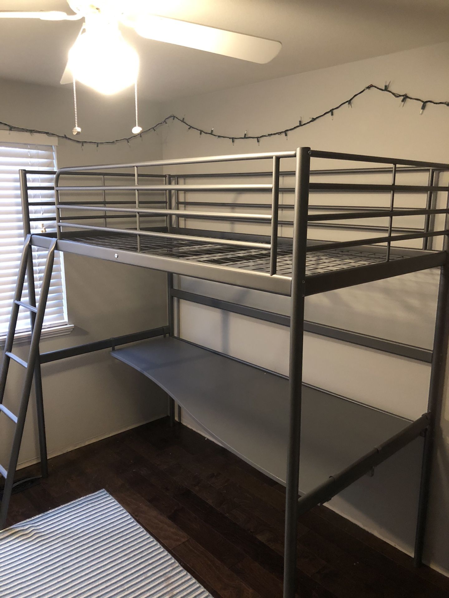 IKEA Svarta Loft bed with desk