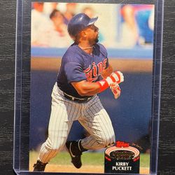 1992 Topps Stadium Club Kirby Puckett Baseball Card #500