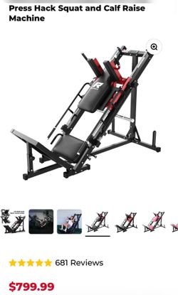 Hack squat rack