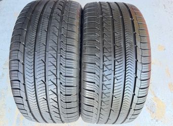 Two Tires 265/35/21 Goodyear Eagle Sport EV like new with 80-95% Left Tesla Model S