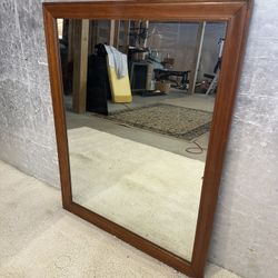Brown Wooden Mirror 