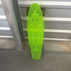 Sunset Skateboard Glow Wheels $50
