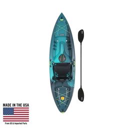Lifetime Tahoma Pro-Comfort 10 ft Sit-On-Top Kayak with Paddle, Aurora Fusion Blue (Brand New)