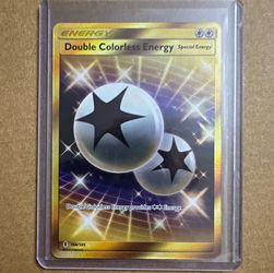 Pokémon Double Colorless Energy Secret Rare 166/145