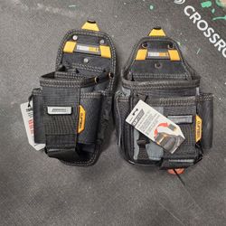 TOUGHBUILT TOU-CT-34 Small Electricians Pouch
  And   TOUGHBUILT TOU-CT-36-L7 Technician 7 Pocket Pouch,