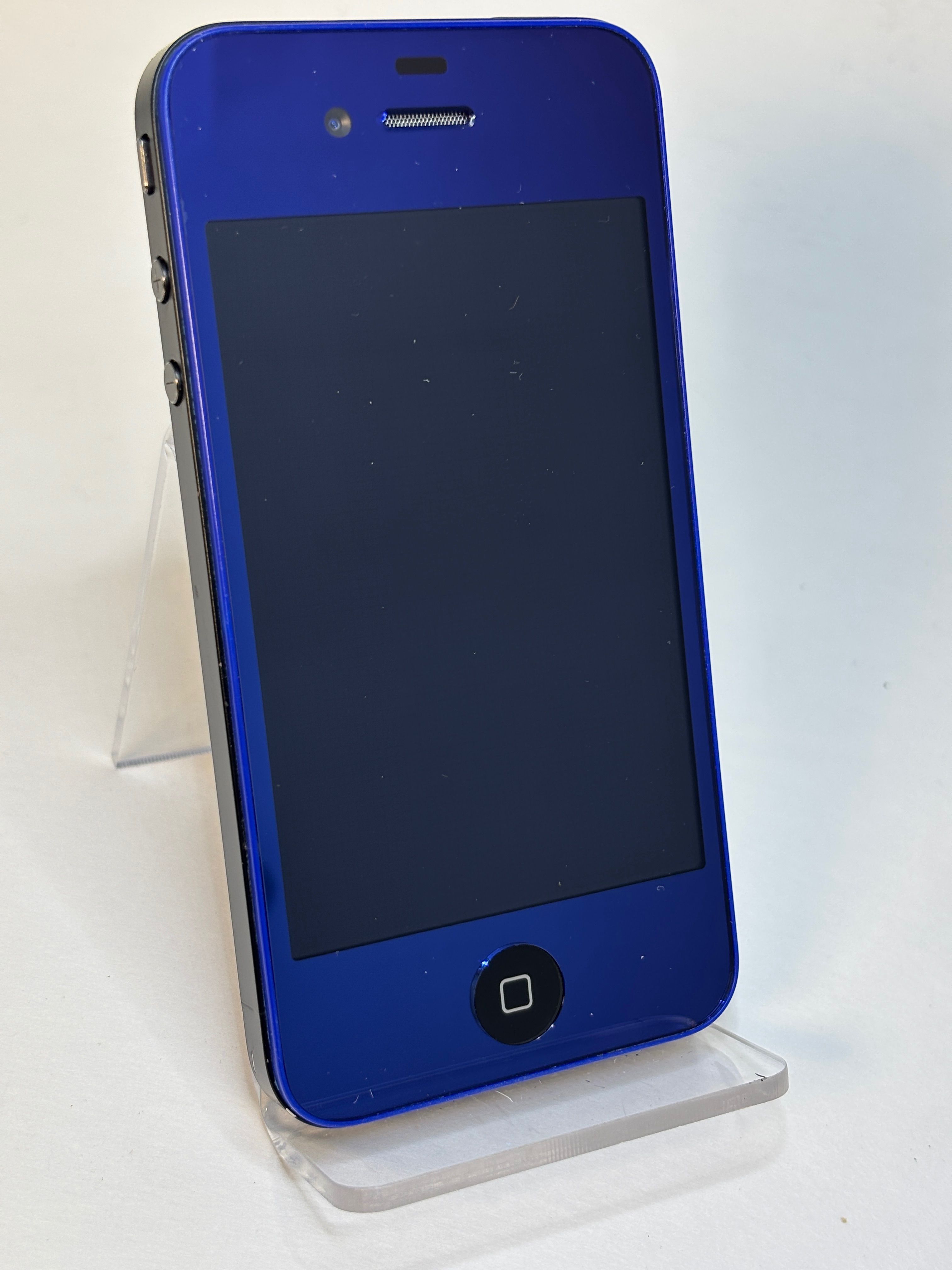 iPhone 4 GSM Metallic Blue & Black AT&T 16 GB Refurbished (A Grade)