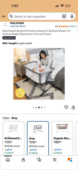 Bedside bassinet (lightly used one month tops)