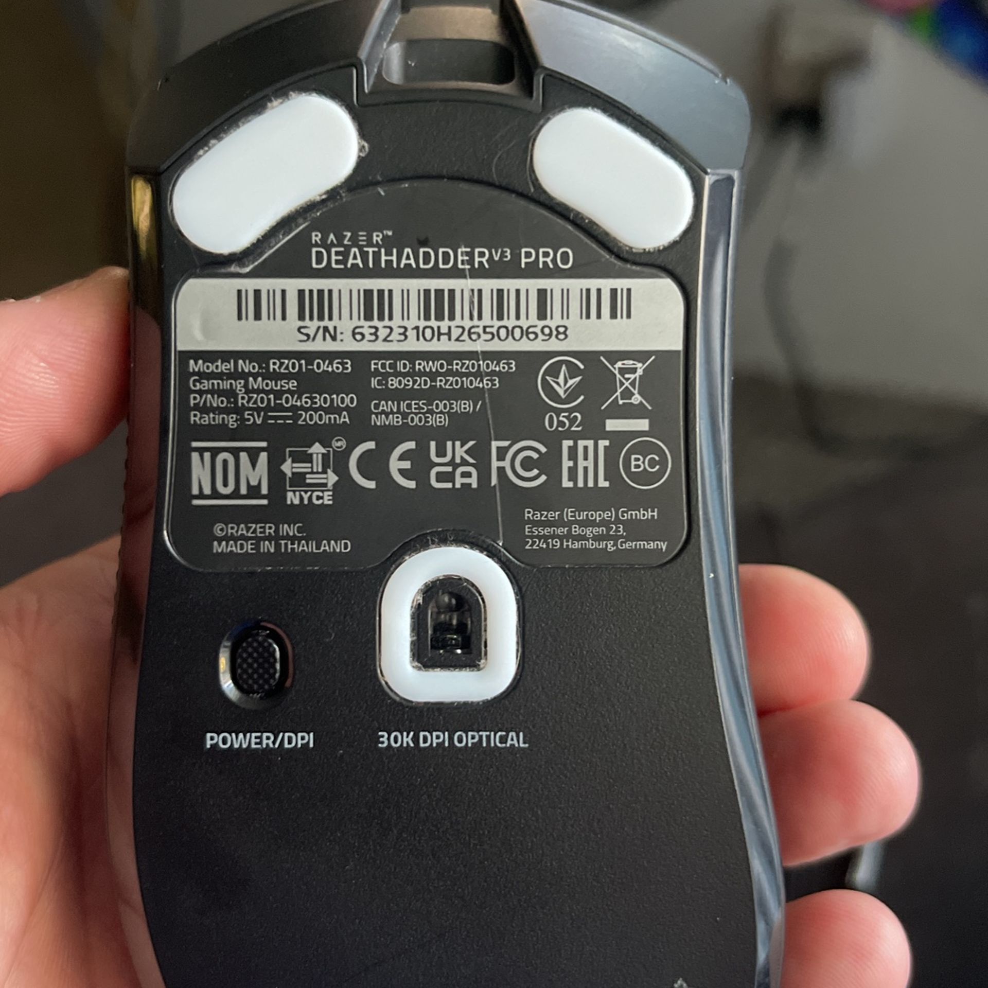 Deathadder V3 Pro With 4-8k Dongle