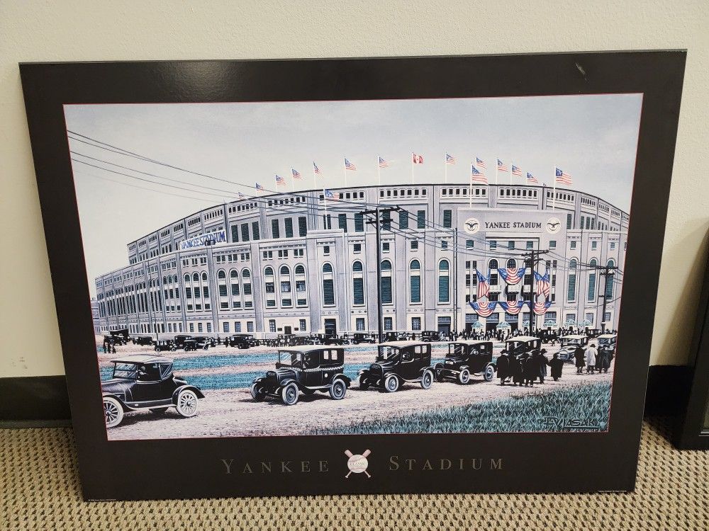 Yankee Stadium Wood ART frame