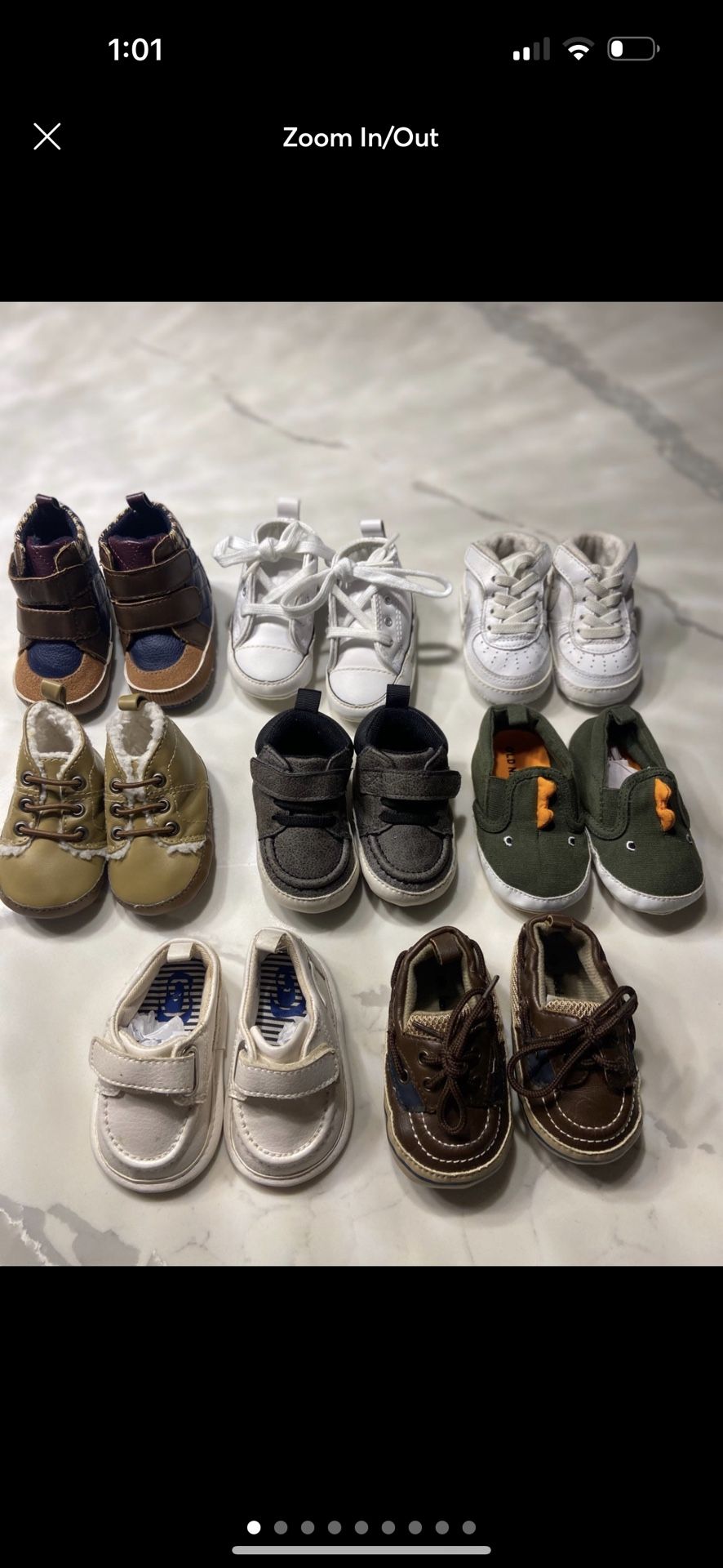 baby boy Nike shoes bundle