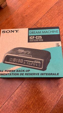 Sony Alarm Clock Drain Machine Still In Box Brand New