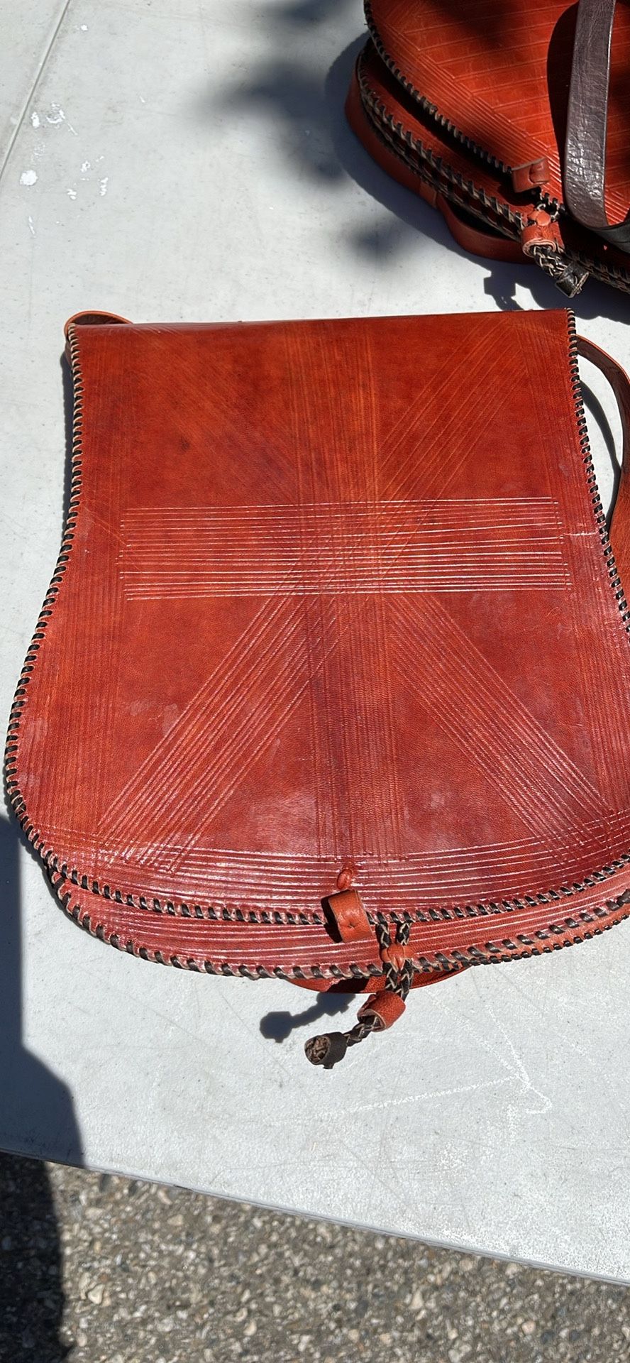 African Leather Satchel