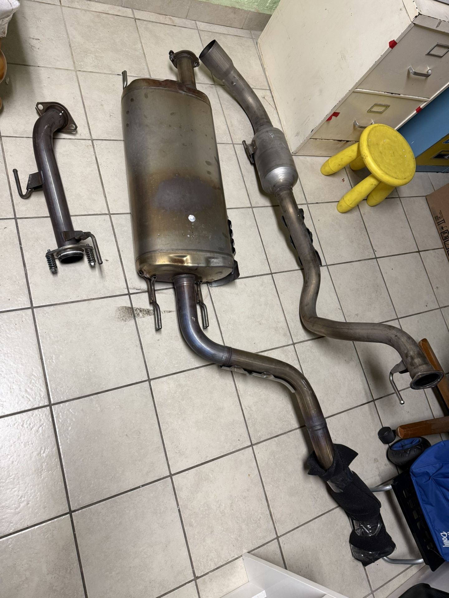 24 Tacoma Stock exhaust 