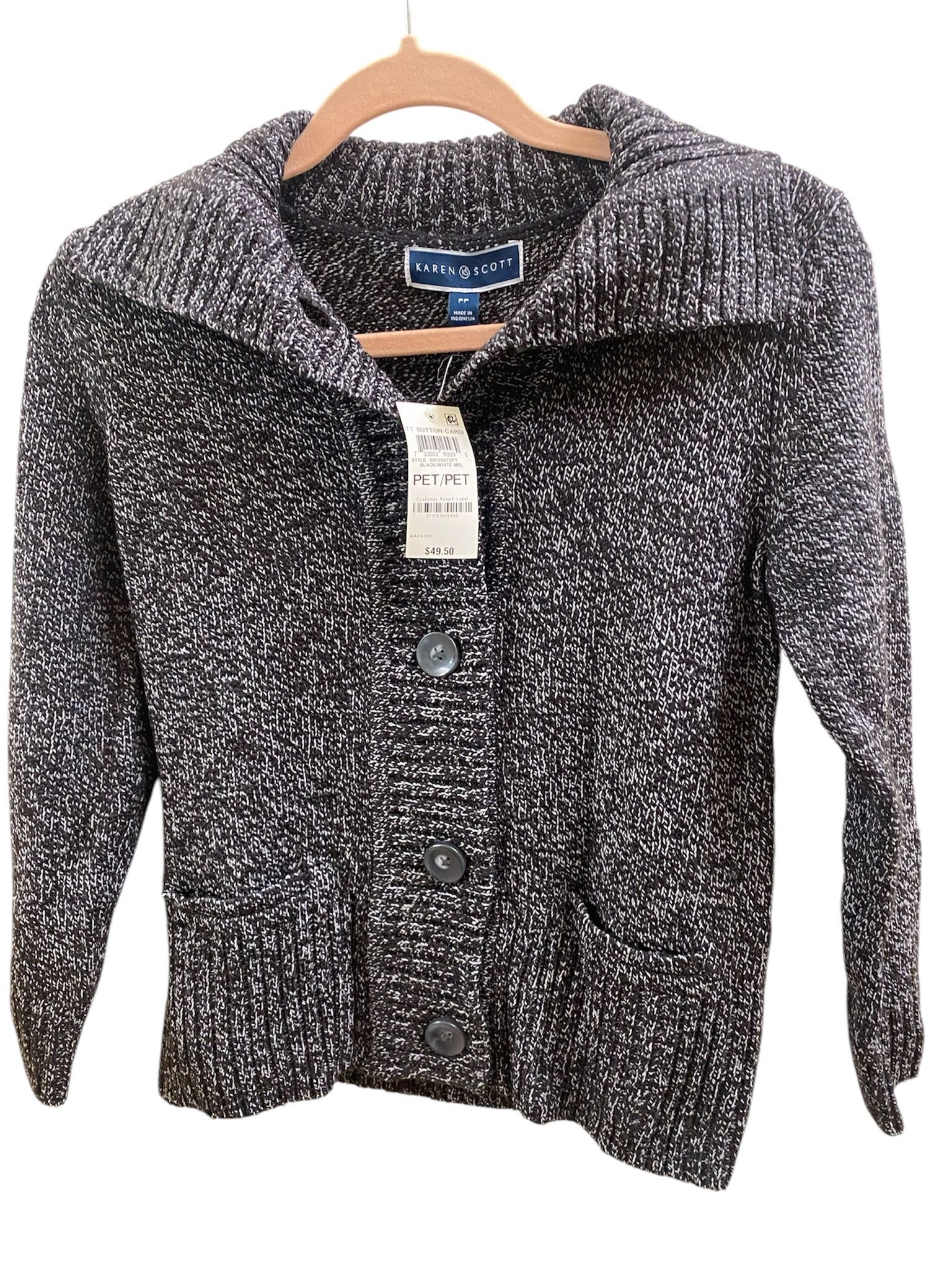 Karen Scott Brand New Cardigan Size Small Petite