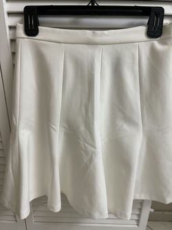 Nicole Miller White Skirt