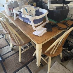 Dining Table Set From Ashley Furniture, Needs Painting