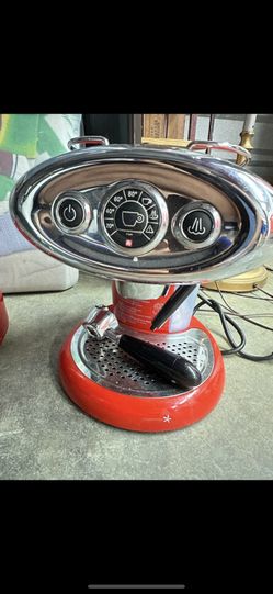 illy red coffee machine