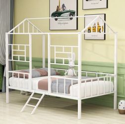 Full Size Kids Metal Bed