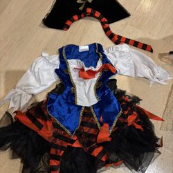 Pirate Girl Halloween Costume Size 6/7