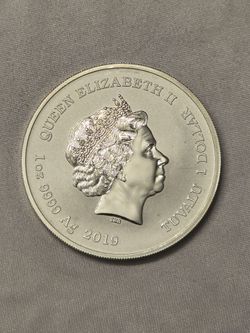 2019 Homer Simpson 1 oz Silver Bullion Coin