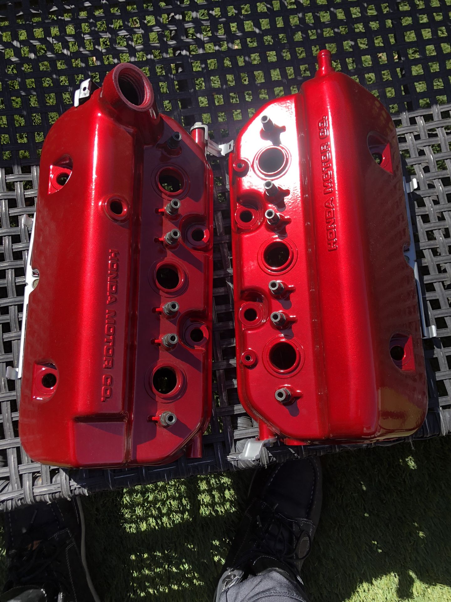 91-95 Acura Legend Candy Apple Red Valve Covers