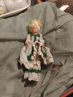 Vintage doll made out of plastic