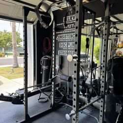 Weight Power Cage With Pulley System 