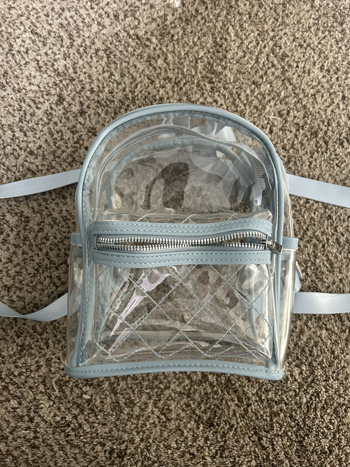 Clear Blue Backpack