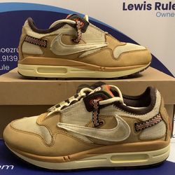 Size 6.5y|Reconditioned Nike Air Max 1 Travis Scott  Cactus Jack Kids Size 6.5y