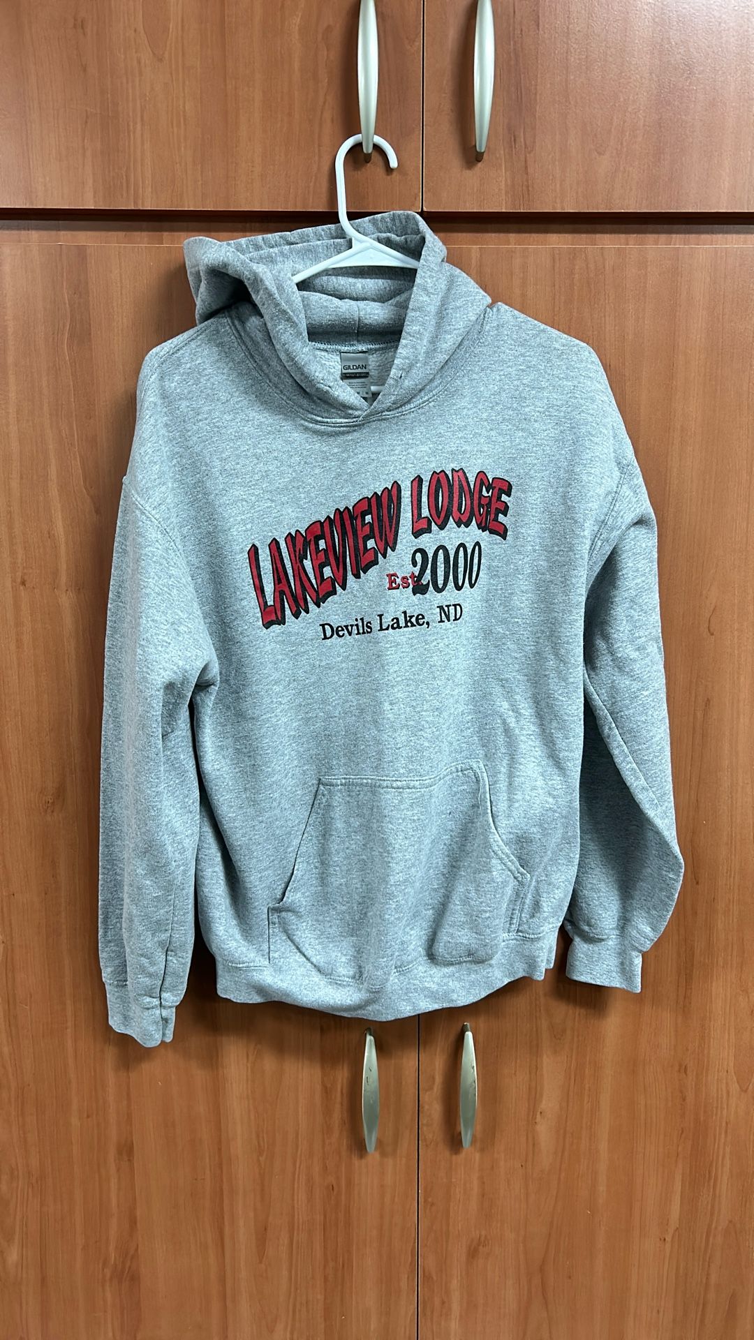 Med. SizePull Over Hooded Sweatshirt