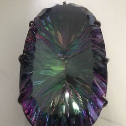 — Absolutely Stunning — 455 CARATS Huge Natural Brazilian Mystic Topaz Translucent Gemstone 